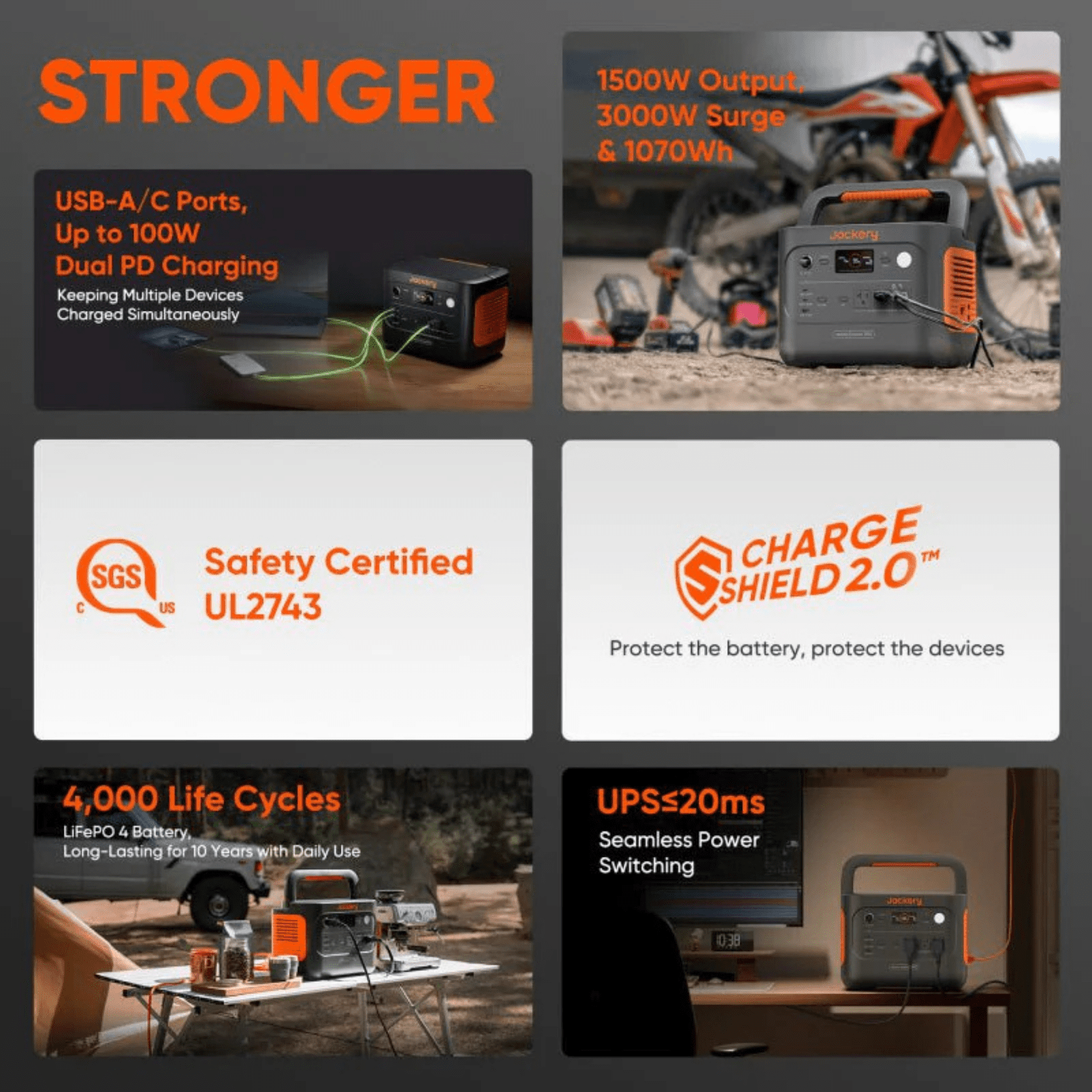 Jackery Explorer 1000 v2 Stronger Jackery Explorer 1000 v2 Stronger